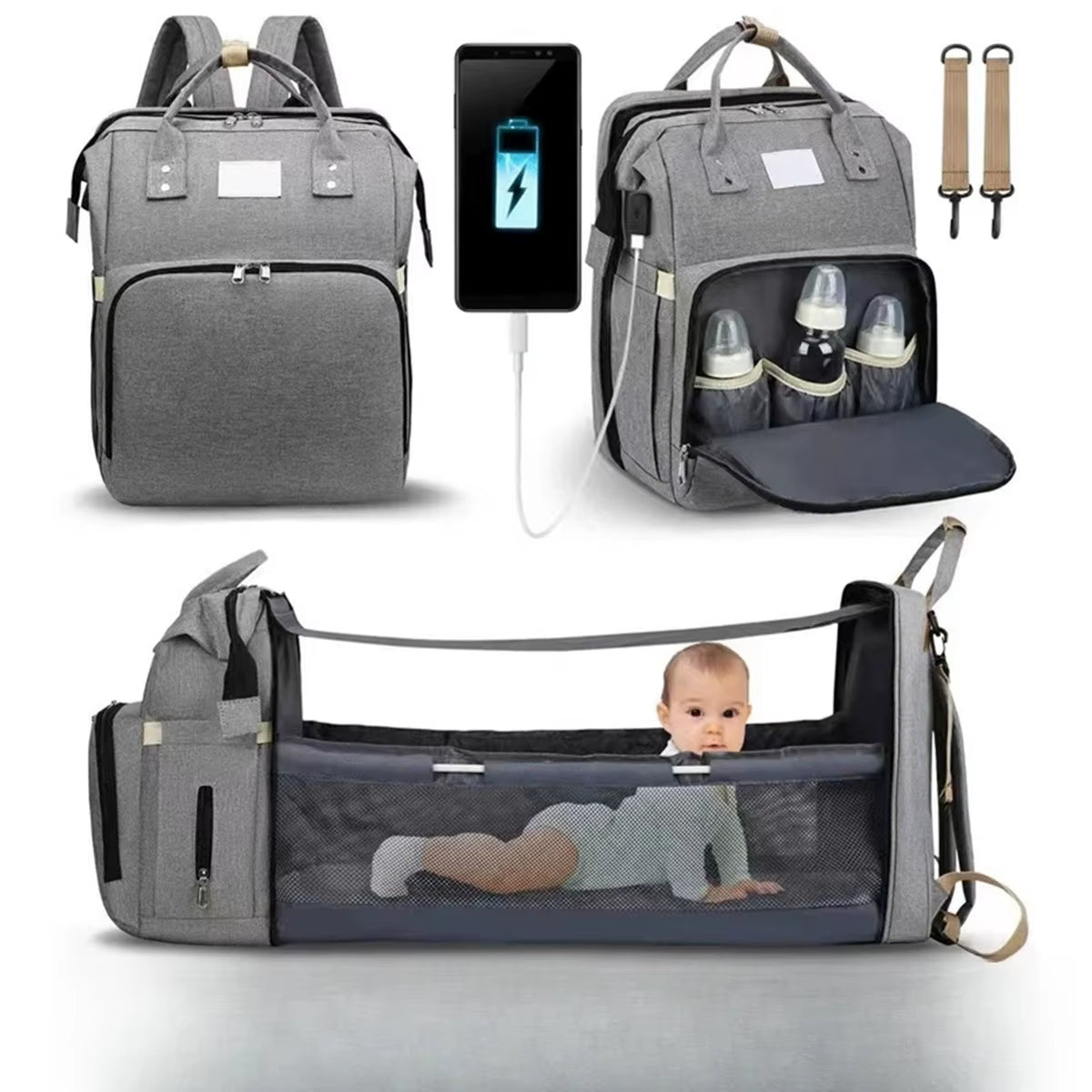 DreamNest Travel Crib & Tote