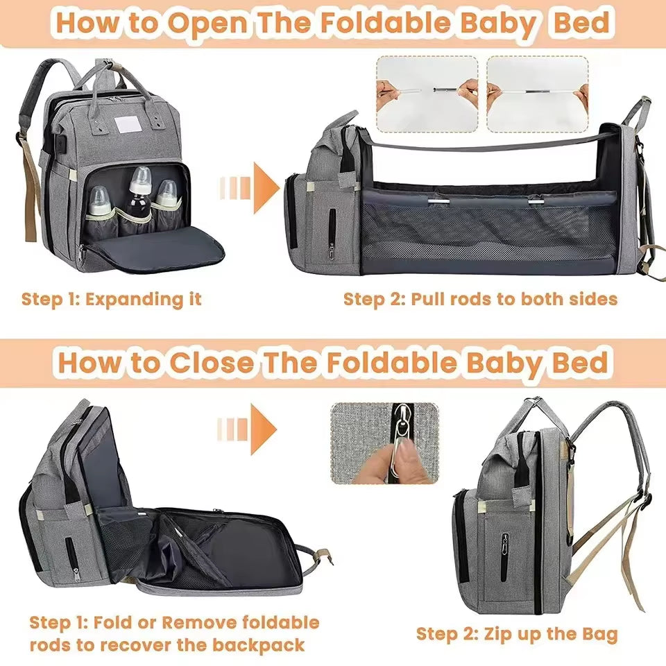 DreamNest Travel Crib & Tote