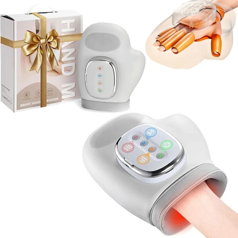 Heated Hand Massager with Air Compression