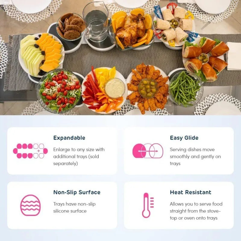 360° Rotating Food Tray