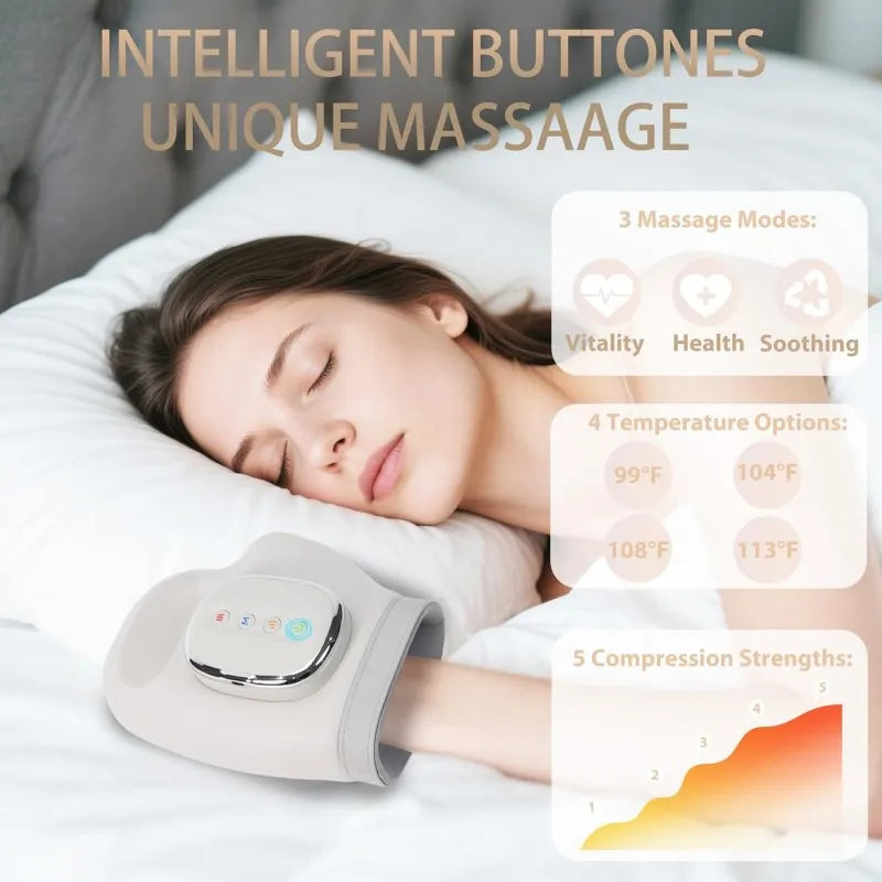 Heated Hand Massager with Air Compression