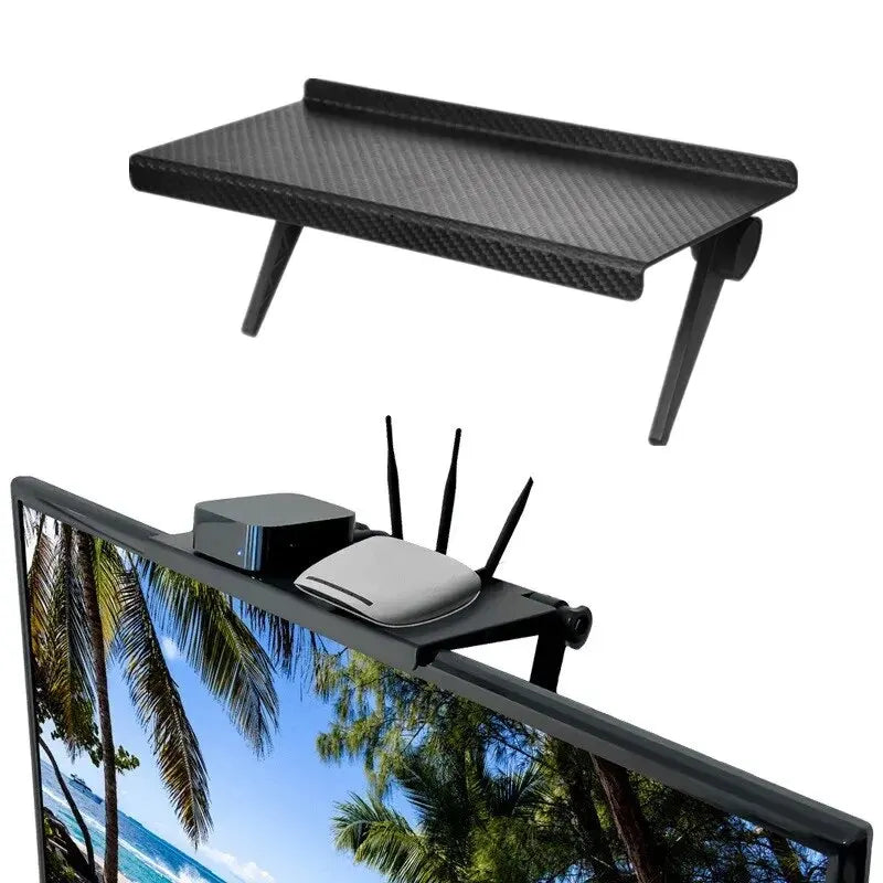 Computer & TV Screen Storage Rack – Non-Slip Organizer