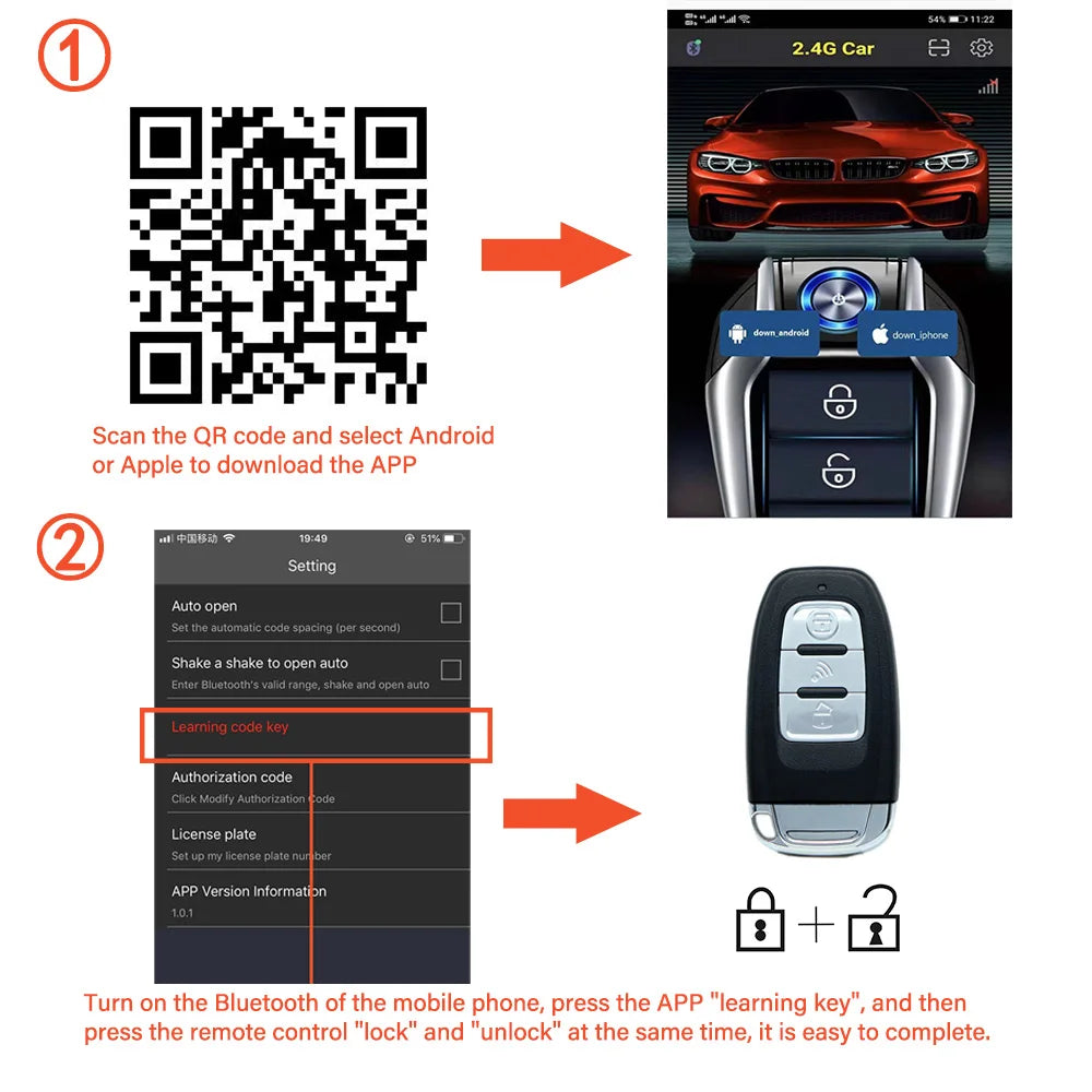Universal Car Alarm & Remote Start System