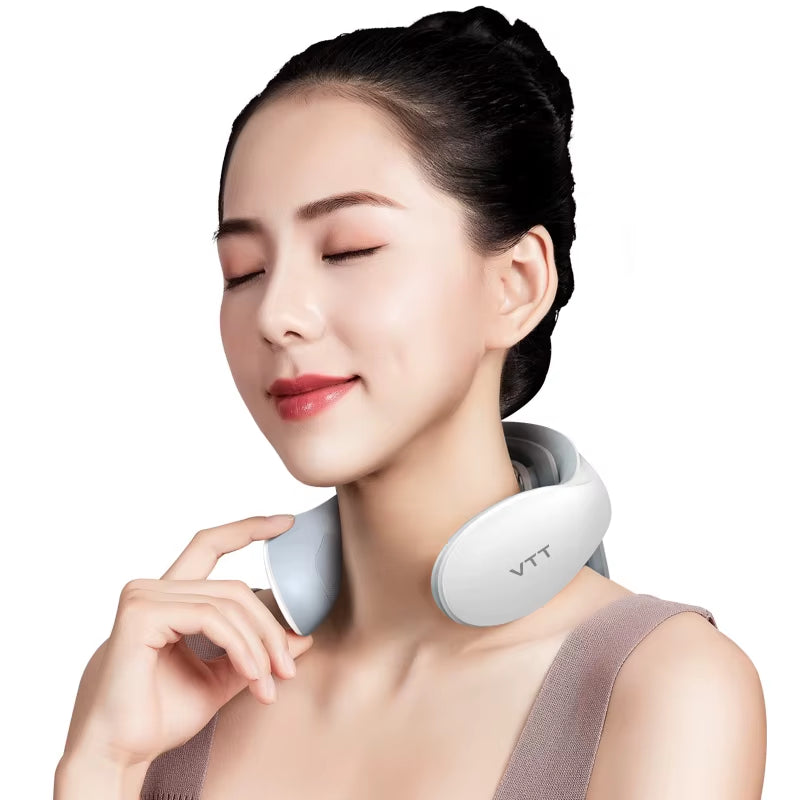 UKL Pulse Back Neck Massager Wireless Smart Shoulder and Neck Massager Heating Pain Relief Muscle Impact Massage Health Care