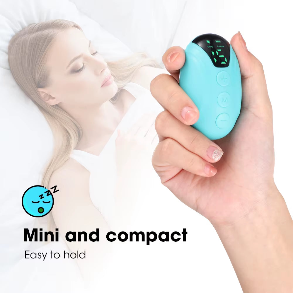 Smart anti Snoring Device EMS Pulse Stop Snore Portable Comfortable Sleep Well Stop Snore Health Care Sleep Apnea Aid